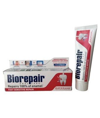 Biorepair ''Fast Sensitive Repair'' Toothpaste with microRepair * 2.5 Fluid Oun...