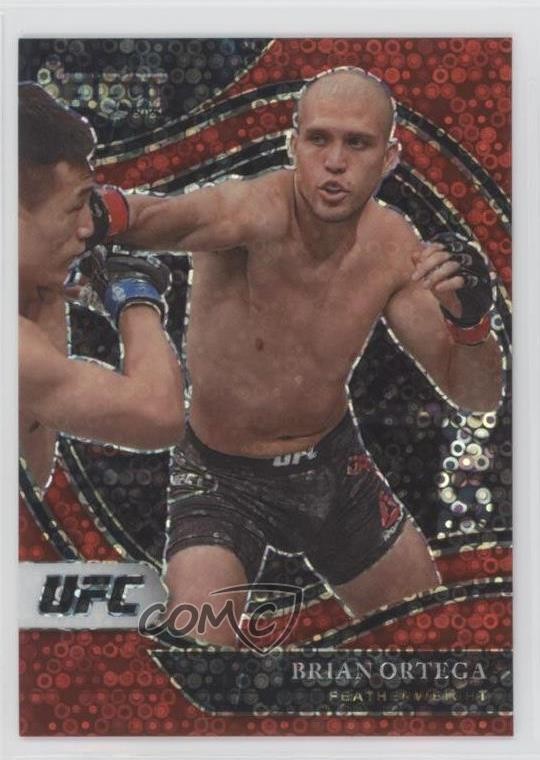2021 Panini Select UFC Octagonside Red Disco Prizm 86/199 Brian Ortega #230 1u6