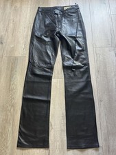 Rem Garson Black Leather Pants Size 2 Nwt Straight Leg Rem Garson Black Leather Pants Size 2 Nwt Straight Leg