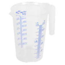 Sealey 0.25L Measuring Jug 250ml Translucent Oil Fuel Acid Resistant JT0250