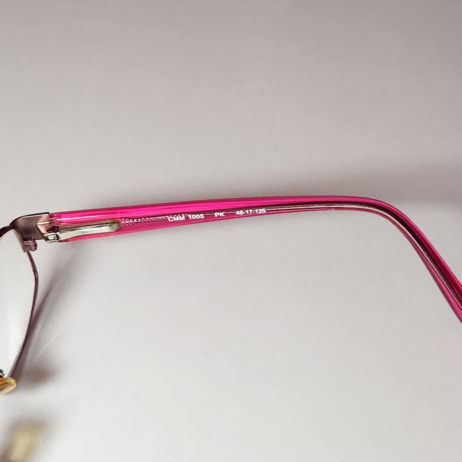 Chelsea Morgan CMM1005 Pk 46-17-125 Eyeglass Frame PINK FLORAL *FREE SHIP*