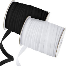 2 Rolls Double Fold Bias Tape Bias, 1/2 Inch x 100 Yards Binding Tape DIY Gar...