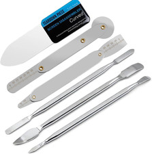 6 Piece Metal Spudger Pry Tool Kit for Electronics Repair with Laptop, Cell P...