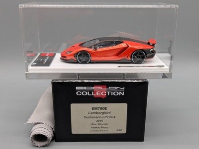 Eidolon Make Up 1:43 Lamborghini Centenario LP770-4 Arancio Fuoco 2016 08/60 OVP