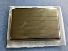 Colibri CS 003104 Silver Tone Patterned Cigarette Case Very Good Condition NIB