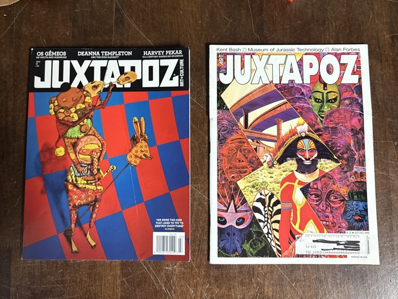 Juxtapoz Magazine LOT #3 Pekar OS GEMEOS ALAN FORBES Lowbrow Art Hot Rods Coop