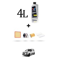 Hoffcar Set Service 4 Filter Und 4L ÖL FüR Citroen Berlingo Iii 1.5 Bluehdi 96
