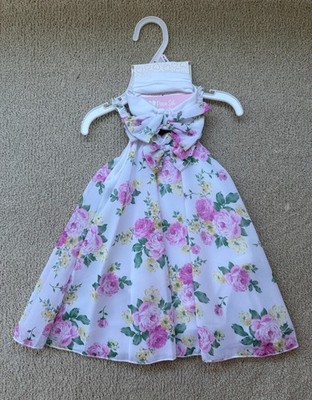 NWT Princess Rose Baby Girl's Dress w/ Headband Size 3-6 Months