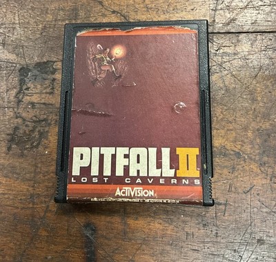 1984 Pitfall II: 2 The Lost Caverns Atari 2600 Untested Used Vintage Game Cart