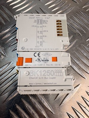 Beckhoff BK1250 EtherCAT to K-Bus Coupler Bus Terminal Module