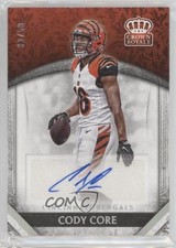 2016 Preferred Retail Crown Royale Rookie Platinum 32/50 Cody Core #33 Auto 0c2