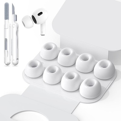 4 Pairs Replacement Ear Tips for Airpods Pro 2Nd/1St Generation with Portable St