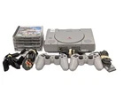 SONY PlayStation (PS1) Video Game Console Bundle Inc 2 Controllers 5 Games - H76