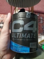 Cellucor C4 Ultimate Pre-Workout Supplement Icy Blue Razz (12 Servings) - NEW