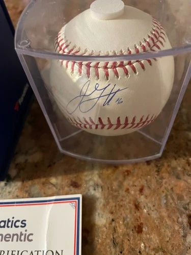 Jared Goff autographed baseball by Fanatics Authencity