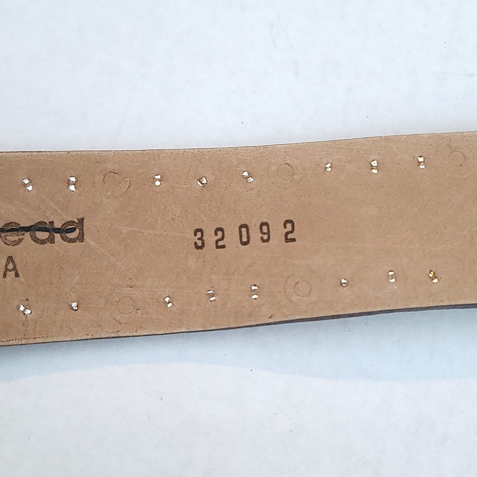 STREETS AHEAD Brown Leather Belt Sz M Southwestern Studs Turquoise Stones NWOT