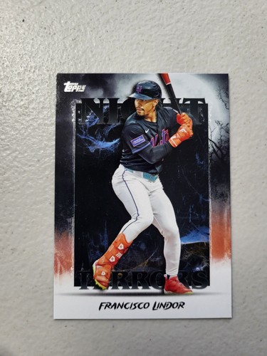 Francisco Lindor #NT-18 2025 Topps Update Night Terrors card