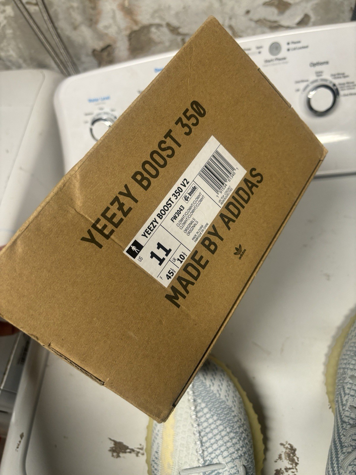 Size 11 - Adidas Yeezy Boost 350 V2 Cloud White Non-Reflective CLEAN 🧼 thumbnail 7