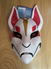 Spirit Halloween Fortnite Drift Mask Fox Plastic Costume Accessory