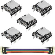 5 Pcs Mini MP3 Player Module DFPlayer Code Arduino Raspberry Pi ESP32 STM32