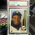 1989 Upper Deck - Star Rookie Ken Griffey Jr #1 (RC) PSA 7 NM