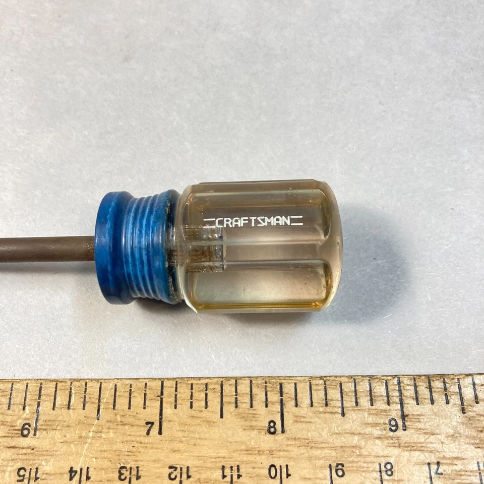 Escriba rascador vintage Craftsman 5 1/4" #41028 E WF EE. UU. Foto 2 de 4