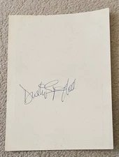 Dusty Springfield Signed  Back of B/W Photo  also an original colour photograph