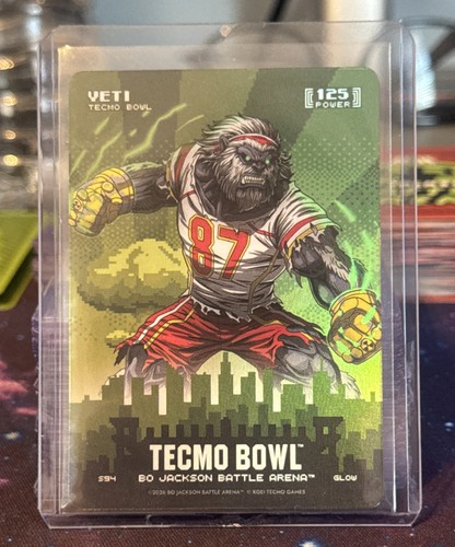2026 Bo Jackson Battle Arena Yeti (Travis Kelce) Glow Skyline Battlefoil #S94
