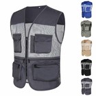 Multi Pocket Photography Waistcoat Men's Outdoor Fishing Vest without Sleeves