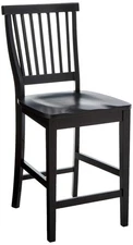 Black Arts and Crafts Bistro Stool by Home Styles