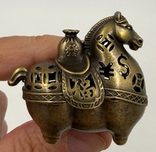 MINIATURE Yihuala Luck Horse Themed Incense Burner - NEVER USED - NOT VINTAGE