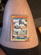 1990 Topps Frank Thomas Chicago White Sox (Bubble Gum ball on leg) Error +++