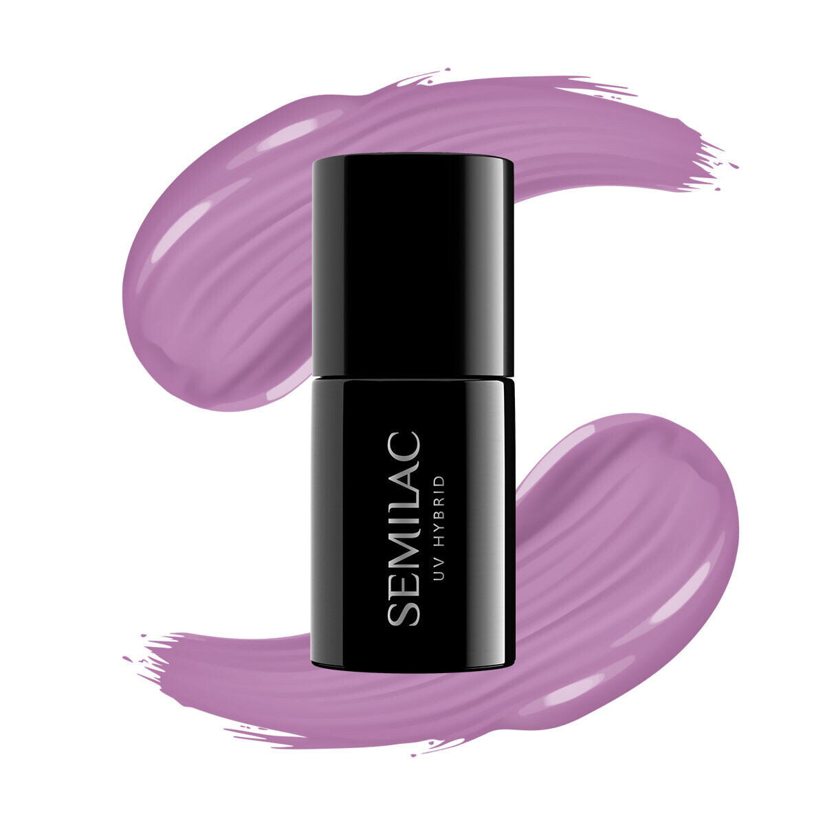 UV Hybrid Nail Polish Semilac 7ml Pink & Violet 010