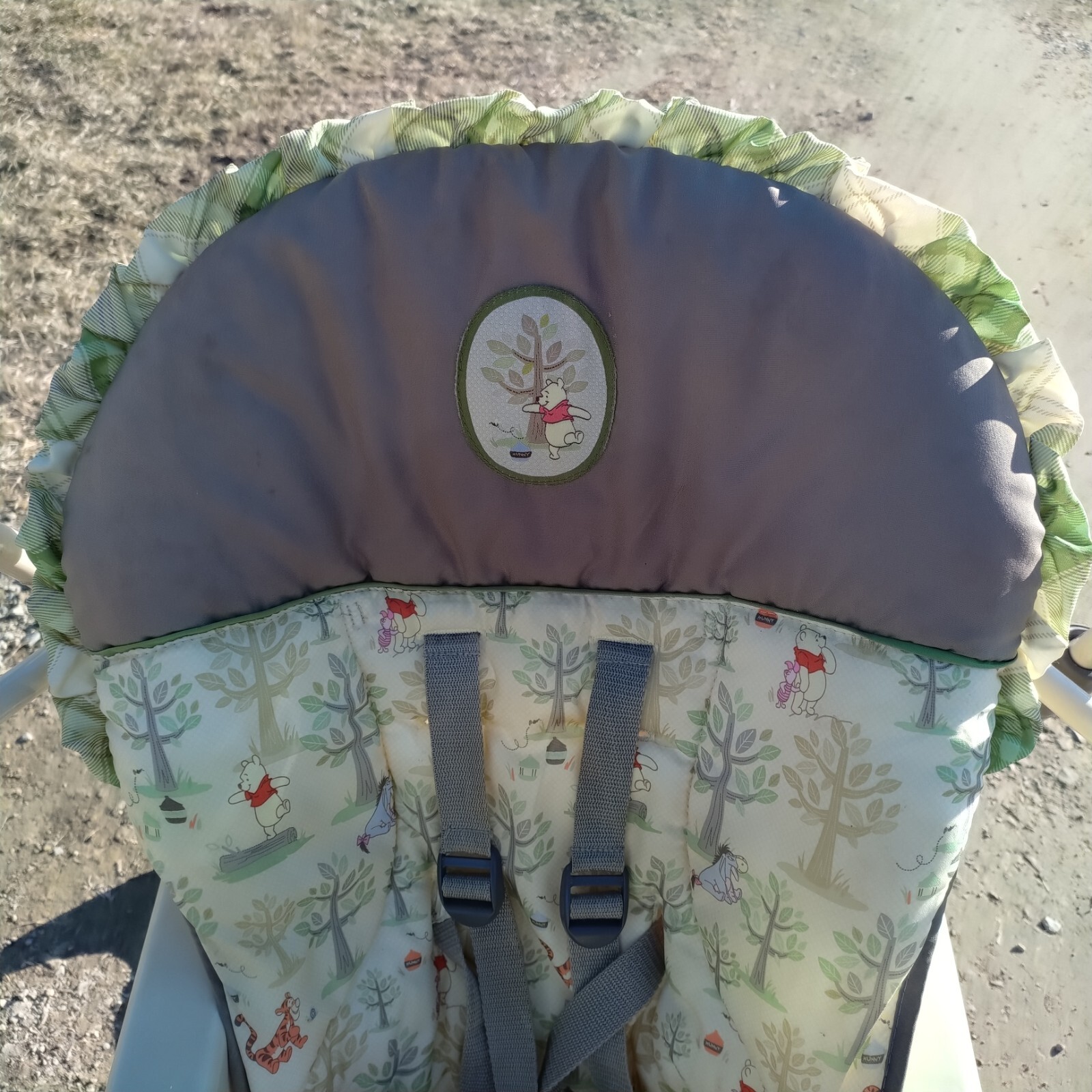 Vintage Safety 1st Winnie The Pooh Open Top Baby Swing Music Easy Entry