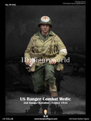Pre-order Facepoolfigure FP010 1/6 WWII US Ranger Saving Private Ryan Medic 1944 - Picture 6 of 20