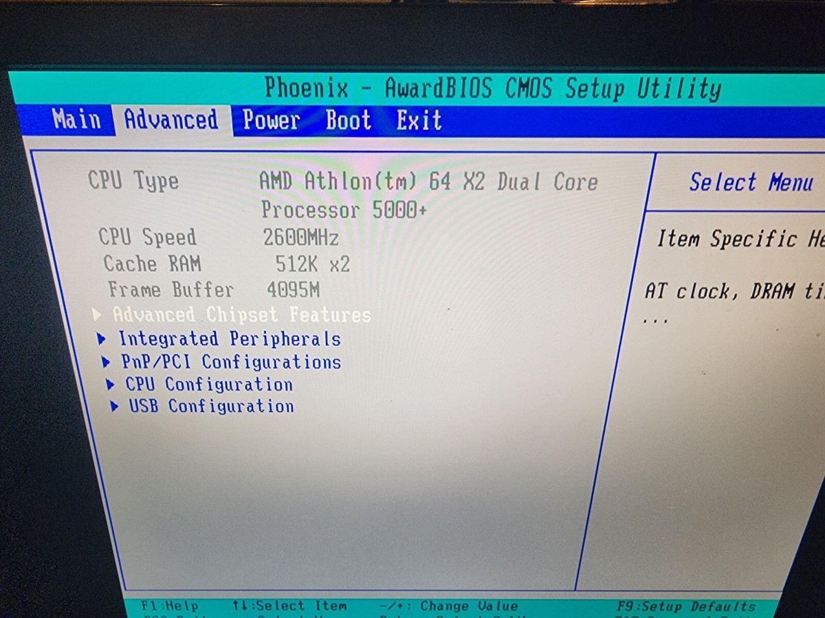 Dell Inspiron 531 Desktop Computer AMD Athlon 64 x2 2GB Ram No HDD