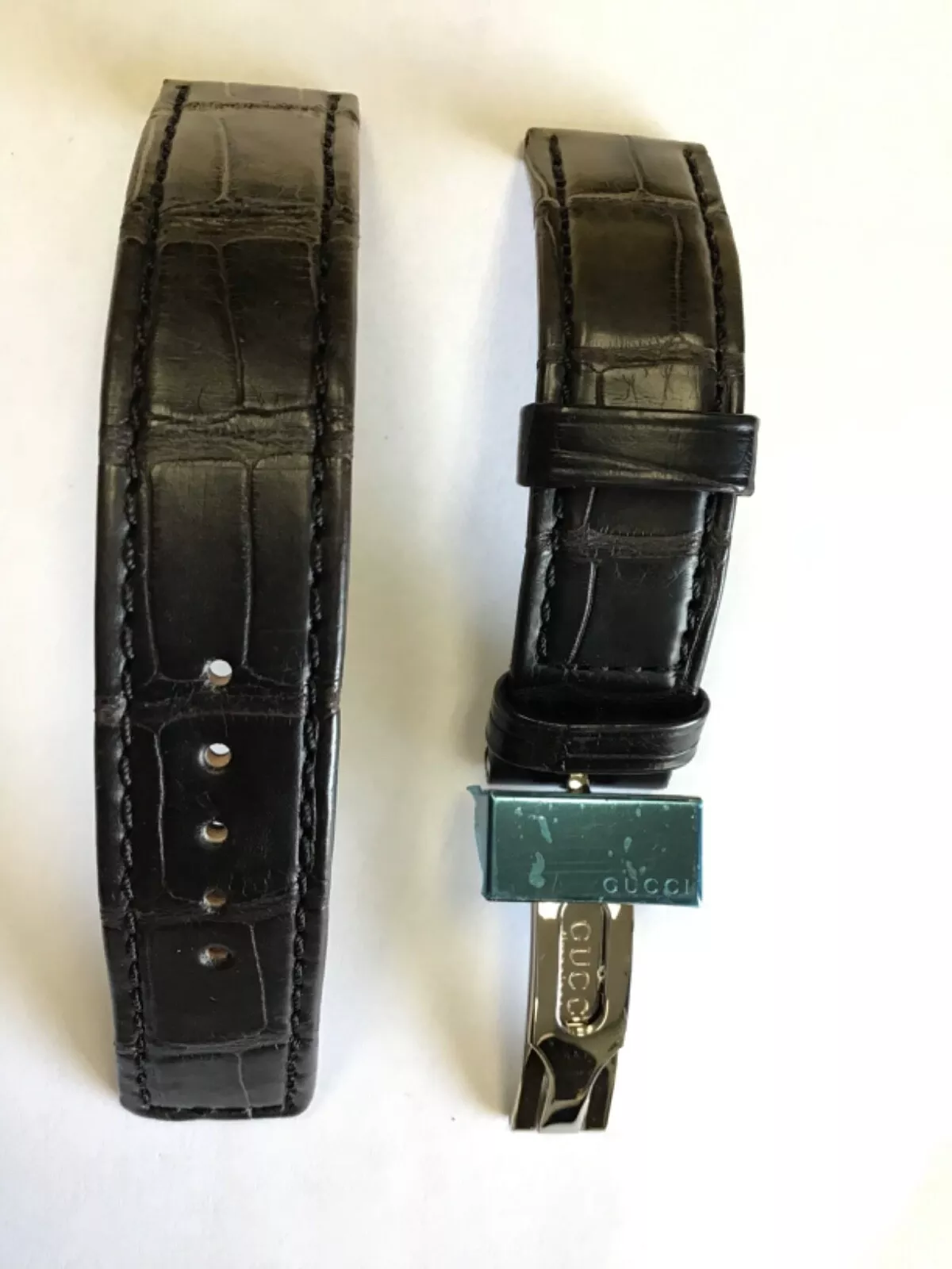Bracelet crocodile authentique 17 mm RCG Gucci
