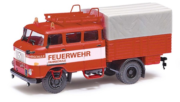 Busch 95194 Espewe: Ifa W50 L Rtgw, Feuerwehr Fahrschule , Auto Modell 1:87 (H0)-image
