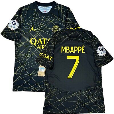 2022/23 PSG Fourth Jersey #7 Mbappe Medium Jordan Soccer 2022/23 PSG Fourth Jersey #7 Mbappe Medium Jordan Soccer