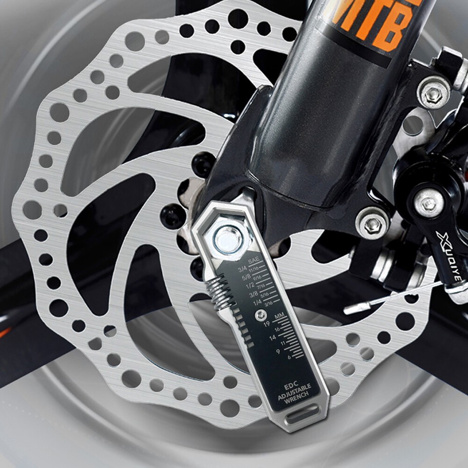 Alloy EDC Spanner Multifunctional Mini Spanner Pocket Tools Outdoor