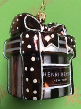 PROTOTYPE HENRI BENDEL NEW YORK GIFT BOX GLAS...