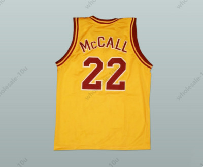 CUSTOM Omar Epps Quincy McCall 22 College Career Basketball Stitched S-6XL