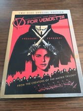 V For Vendetta DVD, 2006, 2-Disc Set, Limited Edition With Comic