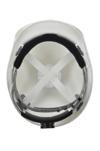 5pz - NUOVO CAPPELLO RIGIDO 3M bianco non ventilato con regolazione a cricchetto; W-3258-5 - Foto 2 di 2
