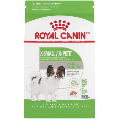 Royal Canin X Small Breed Adult Dry Dog Food 14 Pound Small Kibble Care