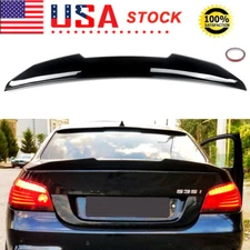 For BMW E60 525i 530i 540i 550i M5 2004-2010 Rear Trunk Spoiler Wing Gloss Black