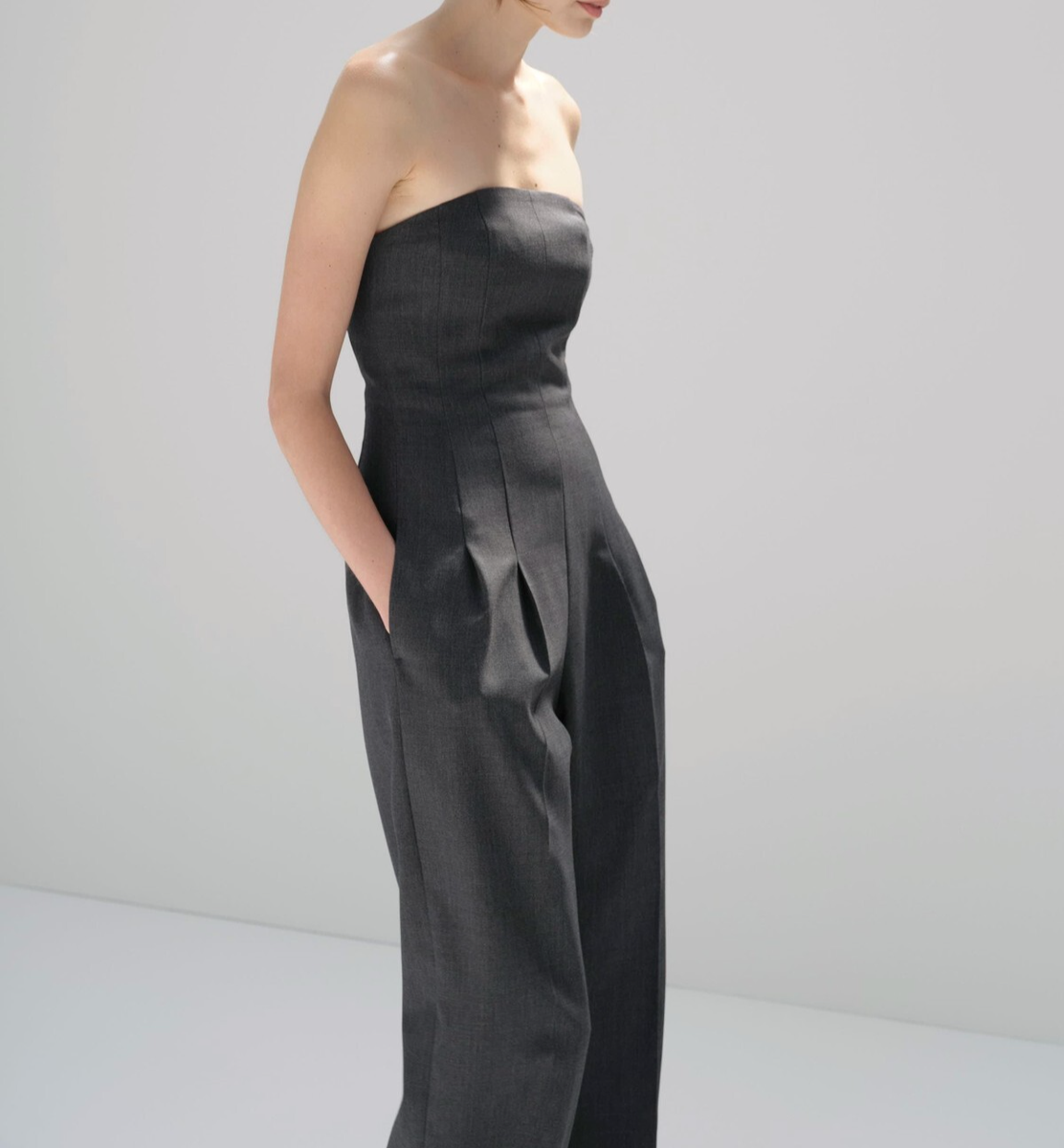 ASK availability First)AURALEE WOOL KID MOHAIR HOP SACK JUMPSUIT