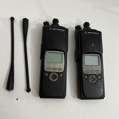 Lot Of 2 Motorola XTS5000  H18UCF9PW6AN 700/800MHz Two Way Radios No Battery