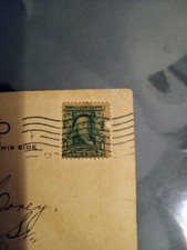 Benjamin Franklin Green One Cent U.S. Postage Stamp  1905 extremely rare 