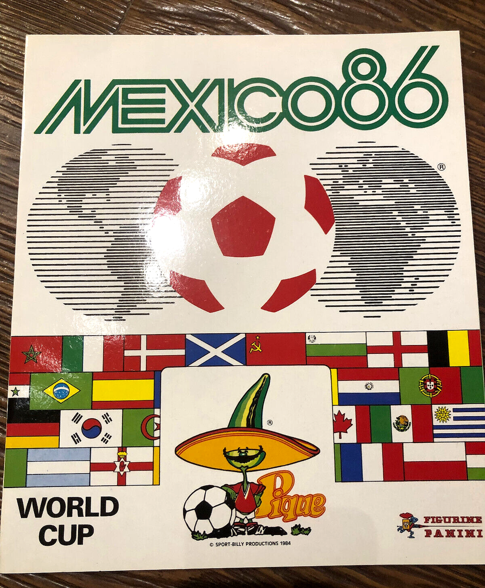 1986年ワールドカップ・メキシコ大会パンフ。 1986 FIFAワールドカップ メキシコの全試合リプレイや独占映像